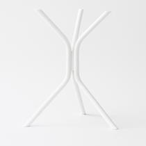 Pé Base De Mesa Metal Tampo Quadrado Redondo Quatro Apoios Vidro Granito Mármore