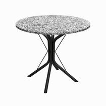 Pé Base Metal Redonda Quadrada 4 Apoio Vidro Granito Marmore