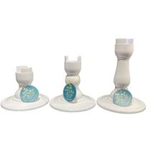 Pé Boleira Branco - Só Boleiras - 18 cm