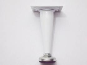 Pé Caad P/móveis 18cm P/armários 02 Peças Metal Branco