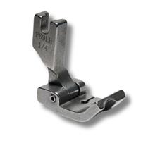 Pé Calcador Pregar Vivo Cordão para Máquina Reta Industrial Lado Esquerdo 6mm P-69LH 1/4