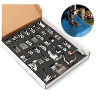 Pé Calcador Sapata Kit 32 Peças Maquina De Costura Doméstica Kit Profissional Maquinas Domésticas Reparo Artesanato