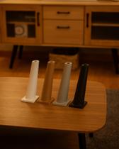 Pé Cone 17cm Alto Para Sofás Camas Armários Base Quadrada Fixação Forte Robusto 4 Unidades