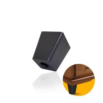 Pé Cônico Quadrado 7 Cm Altura Preto Para Móveis Pé Cônico Quadrado 7 Cm Altura Preto Para Móveis