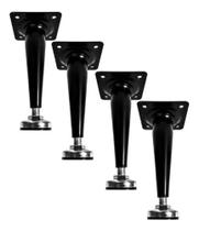 Pé Cônico Regulável P/ Móveis 10cm Com Parafusos Caad 2 Pçs Pé Cônico Regulável P/ Móveis 10cm Com Parafusos Caad 2 Pçs