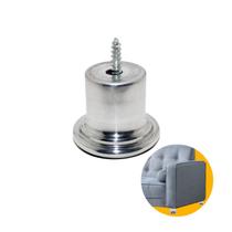 Pé de Alumínio 6 Cm Altura Para Camas Box Pé de Alumínio 6 Cm Altura Para Camas Box