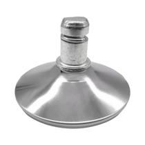 Pé De Cadeira Universal Com Diâmetro De 50mm, Inserto De Ajuste Em Aço Inoxidável