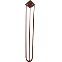 Pé de Ferro Aço Hairpin Legs 60 cm Bronze A01 Sofá Móveis Mesa - Inoviza