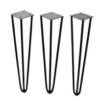 Pé De Ferro Hairpin Legs 30 Cm Preto