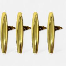 Pé De Ferro Universal Para Móveis Dourado - Kit 4 Unidades Pé De Ferro Universal Para Móveis Dourado - Kit 4 Unidades