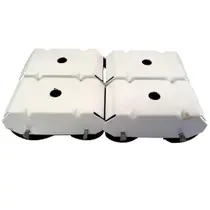 Pé De Fogão e Geladeira Frezzer Branco c/ Rodinhas