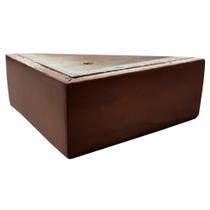 Pé de Madeira em L para Sofá 12cm - Mozzelar