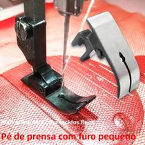 Pé De Máquina De Costura De Aço Titânio Preto Anti-Bouncing, Alta Dureza