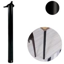 Pe De Mesa Aço Preto 60X730Mm Com Regulagem Hardt