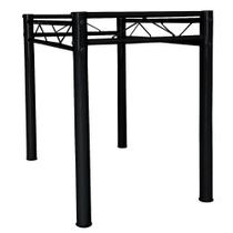 Pé De Mesa De Jantar Tubular 1,00 Retangular Para Tampo De Pedra Mármore Granito Madeira Cozinha Pé De Mesa De Jantar Tubular 1,00 Retangular Para Tampo De Pedra Mármore Granito Madeira Cozinha