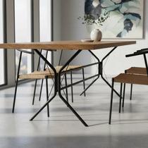 Pé De Mesa Decorlidi Aço Reforçada Base De Ferro Pra Mesa