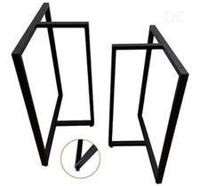 Pé de Mesa Estilo Industrial Aço Escrivaninha Jantar Jardim