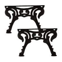 Pé de Mesa Modelo Tamanduá Par em Ferro Fundido 54x37cm para Mesas Fundição São Cristóvão Pé de Mesa Modelo Tamanduá Par em Ferro Fundido 54x37cm para Mesas Fundição São Cristóvão