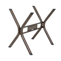 Pé De Mesa Para Mesa Sala De Jantar Cozinha Base 1,20 Aço Reforçada P/ Tampos Pedra Granito Mármore Madeira