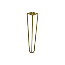 Pé de Metal 30 CM Hairpin Legs Mesa de Canto Rack e Puffs Dourado G41