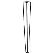 Pé de Metal 60 CM Hairpin Legs Mesa de Canto Aparador Preto G41
