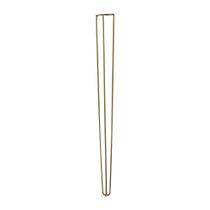 Pé de Metal 90 CM Hairpin Legs Aparador e Mesa de Canto Dourado G41