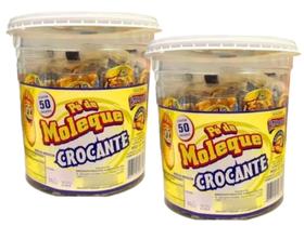 Pé de Moleque Crocante Amendupã 50u 800g - 2 Potes