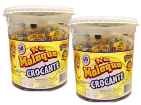 Pé de Moleque Crocante Amendupã 50u 800g - 2 Potes