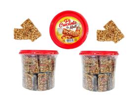 Pé de moleque crocante kael kit com 2 potes de 750g