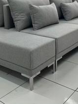 Pé De Móvel Tripé Alumínio 15cm Resistente Preto Ou Cromado Premium Pé De Móvel Tripé Alumínio 15cm Resistente Preto Ou Cromado Premium