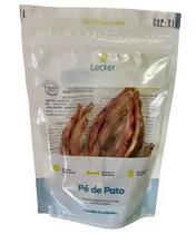 Pé de Pato Petisco Desidratado Lecker 6 unid para cães Pé de Pato Petisco Desidratado Lecker 6 unid para cães