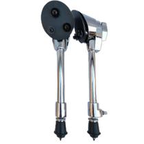 Pe do bumbo noah cromado serie sc nsp723 - par