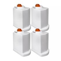 Pe Do Fogão Consul 4 , 5 E 6 Bocas Original Branco Conjunto Com 4 Unidades - W10402555