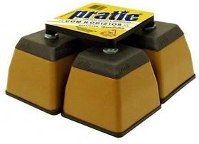 Pé Geladeira/fogão/freezer Plastico Caramelo - Até 380k Pé Geladeira/fogão/freezer Plastico Caramelo - Até 380k