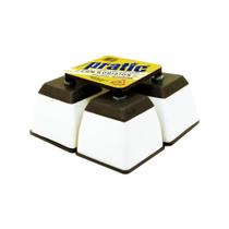 Pe Geladeira/Fogao Plastico Quadrado Pratic Branco Pe Geladeira/Fogao Plastico Quadrado Pratic Branco