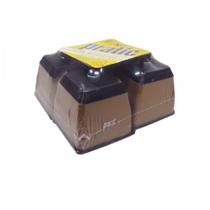 Pe Geladeira/Fogao Plastico Quadrado Pratic Caramelo Pe Geladeira/Fogao Plastico Quadrado Pratic Caramelo