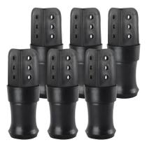 Pé Guarda Roupa Plástico Preto 9,5cm Kits + Parafusos
