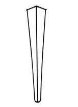 Pé Hairpin Leg 60cm Triplo Industrial Mesa Base Suport 1/4 Pé Hairpin Leg 60cm Triplo Industrial Mesa Base Suport 1/4