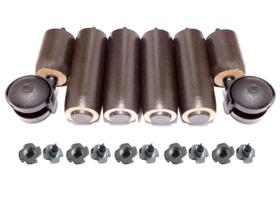 Pé Madeira 4x2 TDC Marrom c/porcas para cama box ou baú solteiro Pé Madeira 4x2 TDC Marrom c/porcas para cama box ou baú solteiro