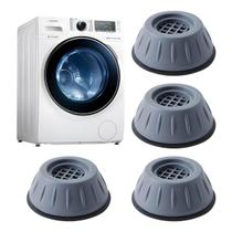 Pé Máquina de Lavar Roupas e Secadora Suporte Pezinho Anti-vibração Kit com 4 Peças