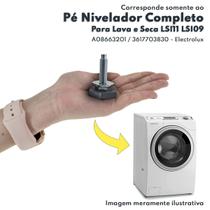 Pé Nivelador Completo Lavadora Lava e Seca LSI09 LSI11 Electrolux Original A08663201 3617703830