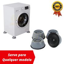 Pé Nivelador De Máquina Lavar Regulador Calço Anti Vibração