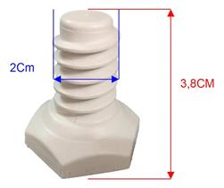 Pé Nivelador Lavadora Ge Continental Mabe 711094 Pé Nivelador Lavadora Ge Continental Mabe 711094