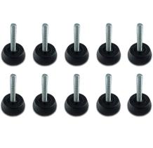 Pé Nivelador M6 Regulável PP - 10Un