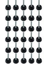 Pé Nivelador M6 Regulável PP - 30Un