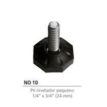 Pé nivelador pequeno NO-10 C/4PÇ Pé nivelador pequeno NO-10 C/4PÇ