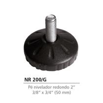 Pé nivelador redondo NR-200G - KIT C/4PÇ Pé nivelador redondo NR-200G - KIT C/4PÇ