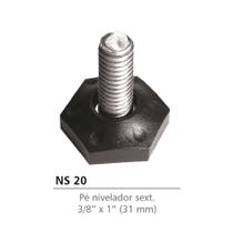 Pé Nivelador Sextavado e oitavado com rosca UNC