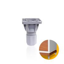 Pé Ou Sapata Regulável 100 A 130mm Cinza