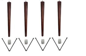 Pe Palito 70cm Chapa Reta Suporte V + Parafusos